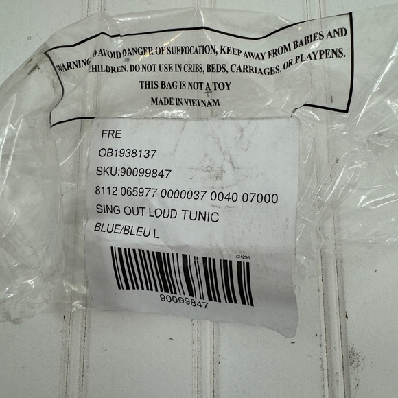 NWOT Free People Light Blue Tunic Top - Picture 8 of 9